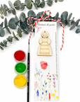 Martisor kit de pictat figurina lemn