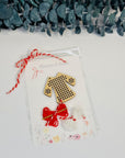 Martisor kit de brodat figurina lemn ie - lemn