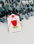 Martisor brodat cu magnet - rezistent