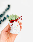 Suport ou cu planta suculenta - personalizat