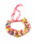Coronita cununa de flori pastel de purtat pe cap