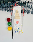 Martisor kit de pictat figurina lemn - handmade