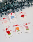 Martisor brodat cu magnet