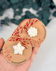 Martisor mini tabletă parfumata din ceara de soia - primavara