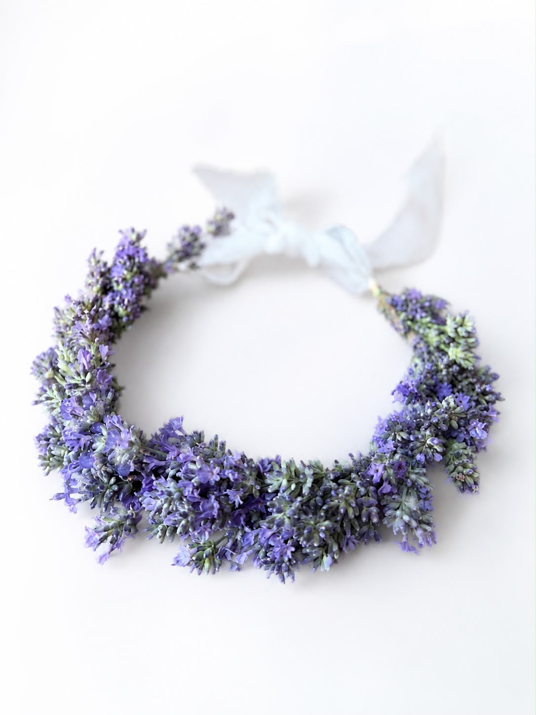 Coronita din Lavanda proaspata de purtat pe cap