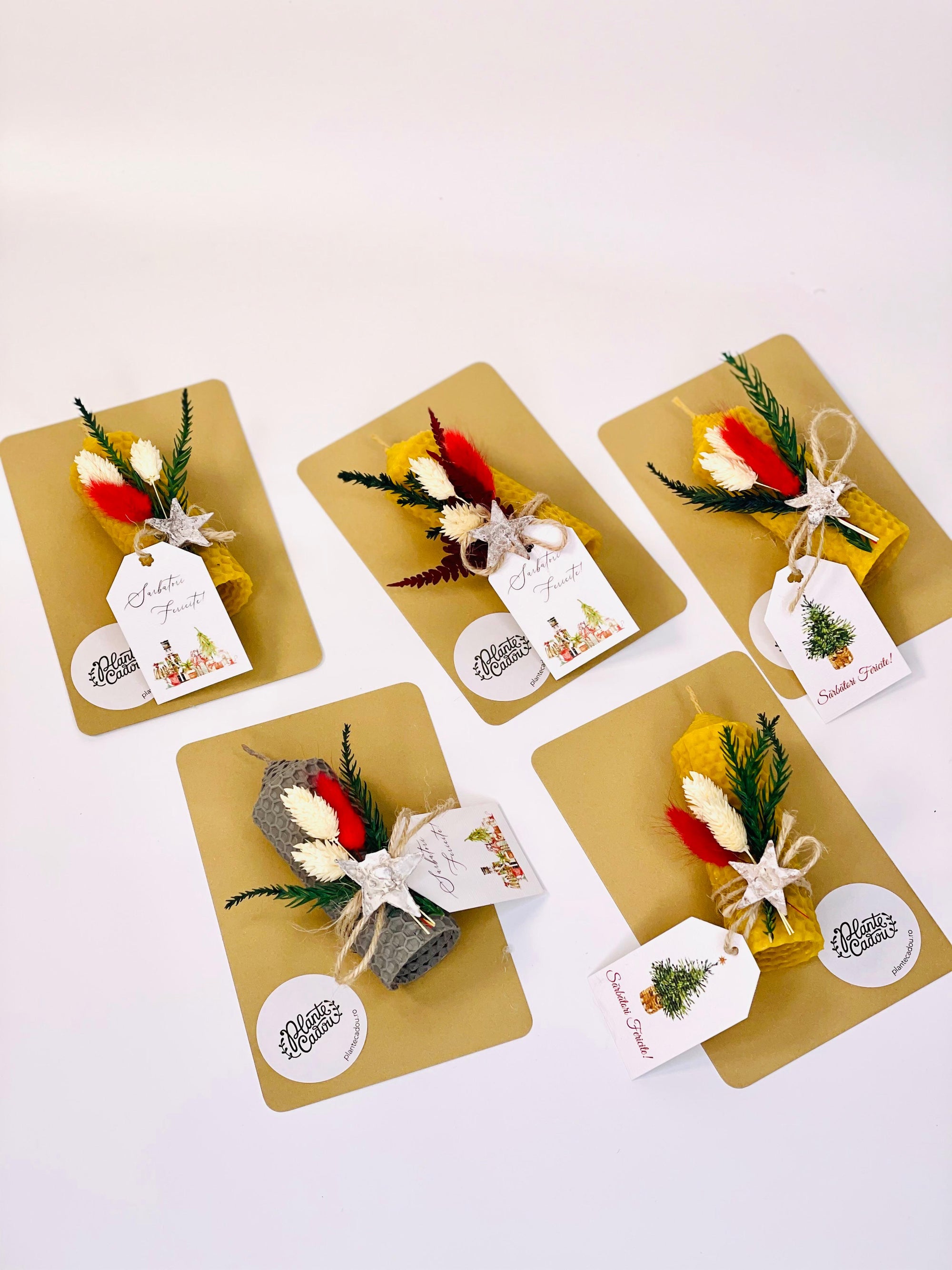 Lumanare decorativa  din ceara naturala