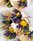 Buchet mic flori prezervate - flori uscate