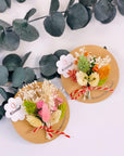 Martisor buchet cu flori personalizat - flori uscate