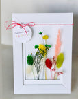 Martisor tablou cu flori prezervate - durabil