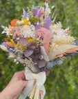 Buchet de mireasă flori de camp